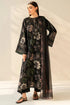 SR-BQ33 Digital Printed Khaddar Suit 3pc with Khaddar Digital Printed Dupatta & Embroidered Patches