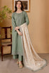 SR-RP600 Unstitched Heavy Embroidered Dhanak Suit With Embroidered Dhanak Shawl