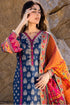 Linen Unstitched Digital Printed Suit With Linen Dupatta