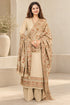 SR-528 (8.2 Meters) Luxury Dhanak Embroidered Suit with Dhanak Embroidered Shawl