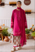 SR-CO514B Unstitched Embroidered Lawn Suit With Embroidered Cotton Net Dupatta