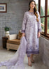 Lawn Unstitched Embroided 3pc With Organza Embroidered Dupatta