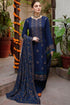 MB-860 Unstitched Embroidered Dhanak Wool Suit With Embroidered Dhanak Shawl