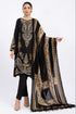 SR-700 Dhanak Embroidered Suit With Digital Printed Wool Shawl
