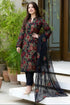 SR-BR345 Lawn Unstitched Embroidered 3pc Suit With Embroidered Bamber Chiffon Dupatta