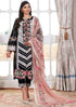 3Pc Unstitched Sequence Embroidered Lawn Suit