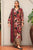 SR-BQ38 Digital Printed Khaddar Suit 3pc with Khaddar Digital Printed Dupatta & Embroidered Patches