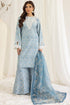 SR-MB442 Unstitched Digital Printed Lawn Suit 3pc With Digital Printed Voil Dupatta & Embroidered Patches