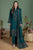 SR-AJ940 Unstitched Fully Embroidered Dhanak Suit With 4 Sided Embroidered Dhanak Shawl