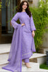 SR-BR2575 Unstitched Embroidered Lawn Suit 3pc With Bamber Chiffon Embroidered Dupatta