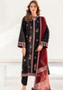 SR-705 Lawn Embroidered 3pc Suit With organza Dupatta