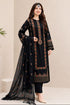 SR-465 Lawn Unstitched Embroidered 3pc Suit With Bamber Chiffon Embroidered Dupatta