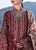 SR-HR890 Unstitched Heavy Embroidered Dhanak Suit With Embroidered Dhanak Shawl
