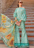 Printed Lawn Suit 3pc with Monar Printed Dupatta & Embroidered Patches