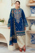 SR-50 Unstitched Fully Embroided Dhanak Suit With Wool Shawl