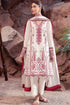 SR-01 Unstitched Embroidered Dhanak Wool Suit With Embroidered Dhanak Shawl