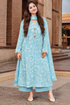 SR-BR08 Lawn 3Pc Embroidered Suit with Bamber Chiffon Embroidered Dupatta