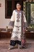 SR-JZ2800 Lawn Unstitched Fully Embroidered 3pc Suit With Poly Lawn Digital Printed Dupatta