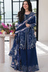 SR-QL2815 Lawn Unstitched Embroidered 3pc Suit With Fully Embroidered Chiffon Dupatta