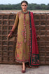 SR-HR2945 Unstitched Fully Sequence Embroidered Dhanak Suit With Sequence Embroidered Dhanak Shawl