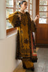 SR-HR3045 Unstitched Fully Embroidered Dhanak Suit With Digital Printed Wool Shawl
