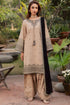 SR-BT2985 Unstitched 3Pc Sequence Embroidered Dhanak Suit With Sequence Embroidered Dhanak Shawl