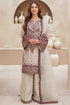 SR-LM2965 Unstitched Fully Embroidered Dhanak Suit With Fully Embroidered Dhanak Shawl