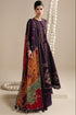 SR-JZ3065 Dhanak Unstitched Fully Embroidered 3pc Suit With Digital Printed Diamond Wool Shawl