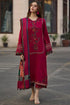 SR-CZ2980 Unstitched Fully Embroidered Dhanak Suit With Digital Printed Diamond Wool Shawl