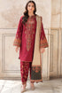 SR-JZ3100 Dhanak Unstitched Fully Embroidered 3pc Suit With Fully Embroidered Dhanak Shawl
