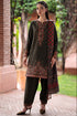 SR-JZ3035 Dhanak Unstitched Embroidered 3pc Suit With Diamond Wool Digital Printed Shawl