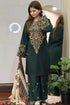 SR-BQ3075 Dhanak Unstitched Embroidered 3pc Suit With Diamond Wool Digital Printed Shawl