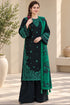 SR-BQ150 3Pc Un-Stitched Dhanak Embroidered Suit With Digital Printed Poly Wool Shawl