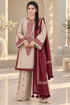 Highly Recommended SR-KD910 Unstitched Heavy Embroidered Dhanak Suit With Embroidered Dhanak Shawl