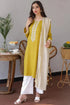 SR-AS10 Unstitched Embroidered Dhanak Suit With Dyed Dhanak Shawl