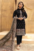 SR-703 Lawn Embroidered 3pc Suit With organza Embroidered Dupatta