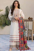 SR-SP2575 Unstitched Fully Embroidered Lawn Suit With Digital Printed Monar Dupatta