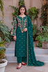 SR-D2900 HIGHLY RECOMMENDED (8.2 Meters) Unstitched Fully Embroidered Dhanak Suit With Embroidered Dhanak Shawl