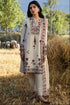 SR-AJ630 Unstitched Heavy Embroidered Dhanak Suit With Embroidered Dhanak Shawl