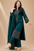 Highly Recommended SR-AJ940 Unstitched Fully Embroidered Lawn Suit With 4 Sided Embroidered Lawn Dupatta