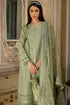 SR-40 3Pc Sequence Embroidered Lawn Suit With Sequence Embroidered Organza Dupatta