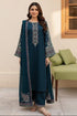 SR-LM585 Unstitched Embroidered Dhanak Suit 3pc With Embroidered Dhanak Shawl
