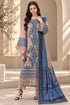 SR-MB3050 Unstitched Fully Embroidered Dhanak Suit With Digital Printed Wool Shawl