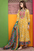 Linen Unstitched Digital Printed Suit With Linen Dupatta