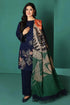 SR-195 Unstitched Fully Embroided Dhanak Suit With Wool Shawl