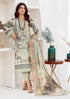 3Pc Unstitched Digital Printed Lawn Suit With Crinkle Chiffon Dupatta