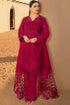 SR-55 Lawn Chikenkari Embroidered 3pc With Organza Embroidered Dupatta