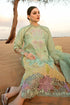 SR-816 Lawn Embroidered 3pc With Embroidered Organza Dupatta