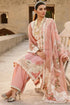 SR-28 Lawn Unstitched Embroidered 3pc Suit With Organza Embridered Dupatta