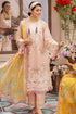 SR-22 Embroidered Unstitched 3Pc Chikenkari Lawn Suit With Silk Printed Dupatta